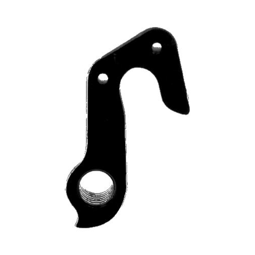 META CNC DERAILLEUR HANGER  - BLACK  Model 150, Material 6061 T651 Aviation Aluminium, CNC Machined,  GT