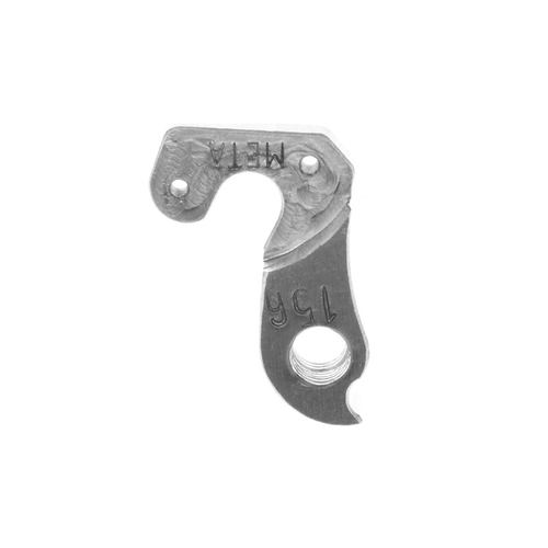 META CNC DERAILLEUR HANGER  - Model 156, Material 6061 T651 Aviation Aluminium, CNC Machined, Silver, BMC