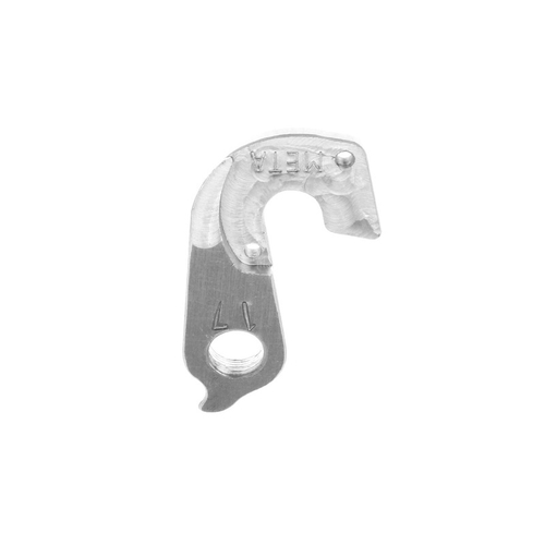 META CNC DERAILLEUR HANGER  - Model 17, Material 6061 T651 Aviation Aluminium, CNC Machined, Silver, SPECIALIZED