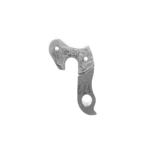 META CNC DERAILLEUR HANGER  - Model 172, Material 6061 T651 Aviation Aluminium, CNC Machined, Silver, STELS, HARO