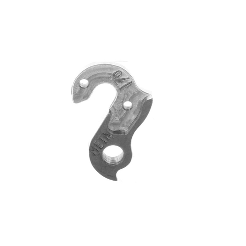 META CNC DERAILLEUR HANGER  - Model 176, Material 6061 T651 Aviation Aluminium, CNC Machined, Silver, Marin, Kona, Ridley, De-Rosa, etc