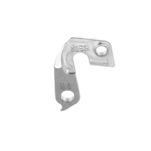 META CNC DERAILLEUR HANGER  - Model 18, Material 6061 T651 Aviation Aluminium, CNC Machined, Silver, SPECIALIZED, etc