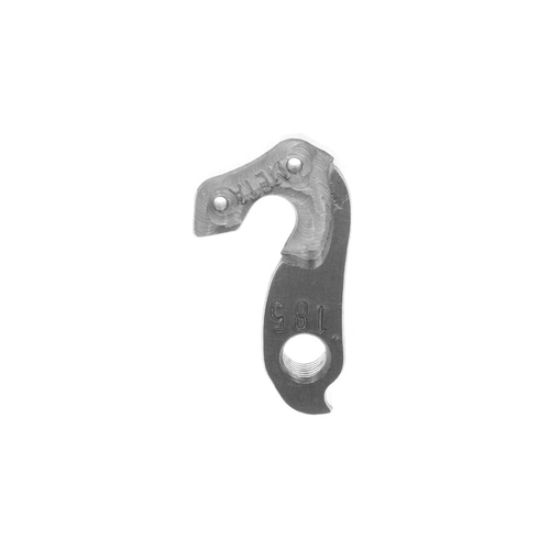 META CNC DERAILLEUR HANGER  - Model 185, Material 6061 T651 Aviation Aluminium, CNC Machined, Silver, SPECIALIZED