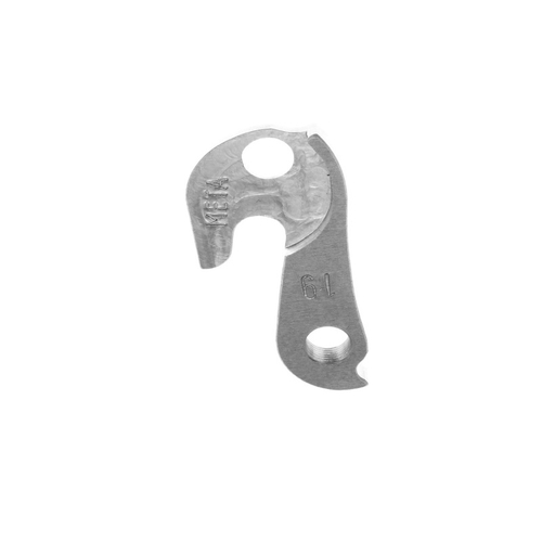 META CNC DERAILLEUR HANGER  - Model 19, Material 6061 T651 Aviation Aluminium, CNC Machined, Silver, FELT MTB shot