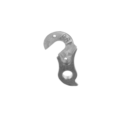 META CNC DERAILLEUR HANGER  - Model 196, Material 6061 T651 Aviation Aluminium, CNC Machined, Silver, De Rosa, Colnago