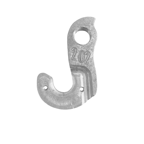 META CNC DERAILLEUR HANGER  - Model 202, Material 6061 T651 Aviation Aluminium, CNC Machined, Silver, TREK