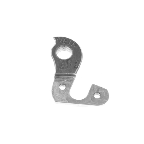 META CNC DERAILLEUR HANGER  - Model 204, Material 6061 T651 Aviation Aluminium, CNC Machined, Silver, Orbea