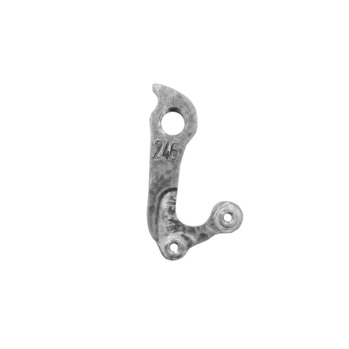 META CNC DERAILLEUR HANGER  - Model 246, Material 6061 T651 Aviation Aluminium, CNC Machined, Silver, FUJI, TOMAC