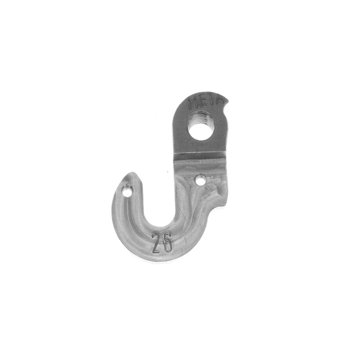 META CNC DERAILLEUR HANGER  - Model 26, Material 6061 T651 Aviation Aluminium, CNC Machined, Silver, GHOST, KONA, KHS, MARIN, ORANGE, MERIDA, HARO, CA