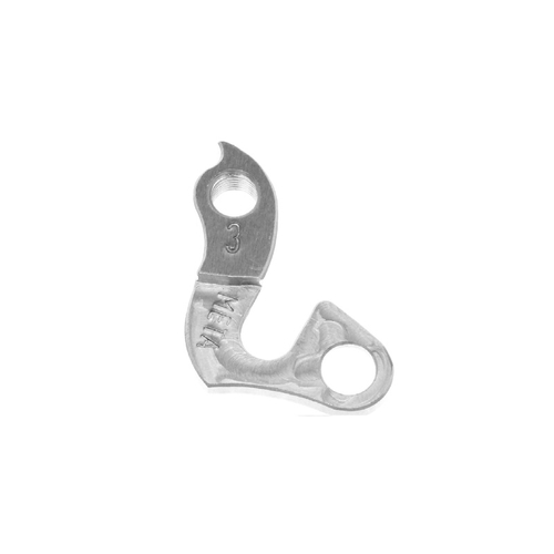 META CNC DERAILLEUR HANGER  - Model 3, Material 6061 T651 Aviation Aluminium, CNC Machined, Silver, Norco, Ironhorse, Kona, Shogun, Holstar Tandem, et