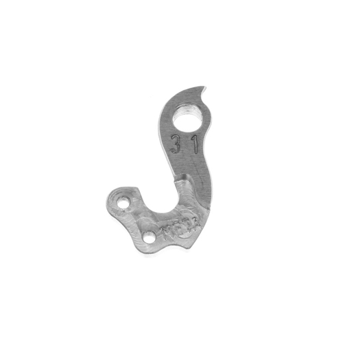 META CNC DERAILLEUR HANGER  - Model 31, Material 6061 T651 Aviation Aluminium, CNC Machined, Silver, Fuji, Orbea, Focus, Canyon, etc