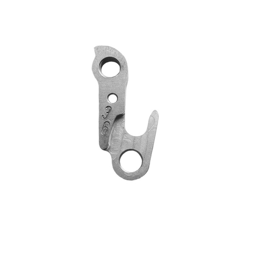 META CNC DERAILLEUR HANGER  - Model 36, Material 6061 T651 Aviation Aluminium, CNC Machined, Silver, Avanti, GT, Jamis, Raleigh etc