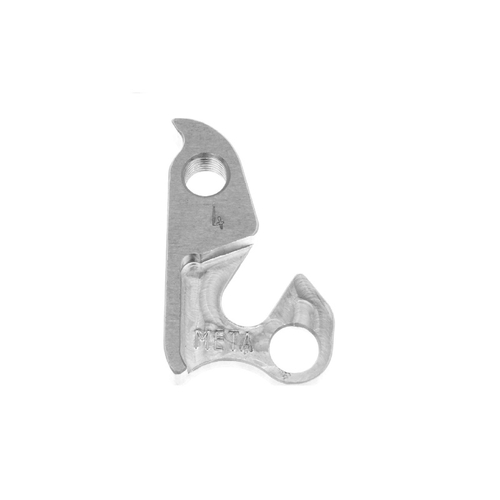 META CNC DERAILLEUR HANGER  - Model 4, Material 6061 T651 Aviation Aluminium, CNC Machined, Silver, Raleigh, Bianchi, Jamis, Focus, etc +++