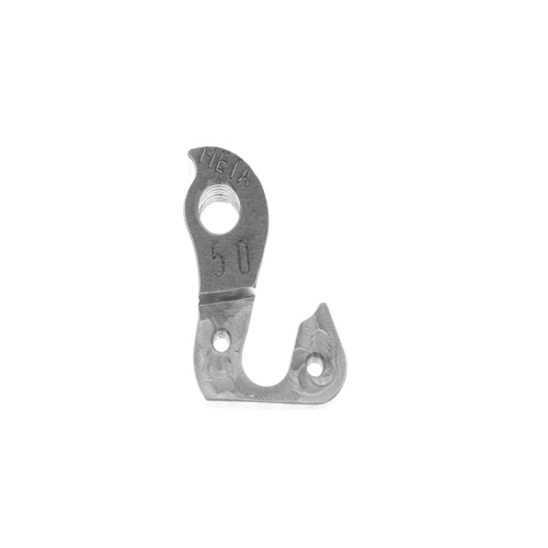 META CNC DERAILLEUR HANGER  - Model 50, Material 6061 T651 Aviation Aluminium, CNC Machined, Silver,  ORBEA ONIX ORCA road frames