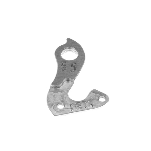META CNC DERAILLEUR HANGER  - Model 55, Material 6061 T651 Aviation Aluminium, CNC Machined, Silver, Pinarello