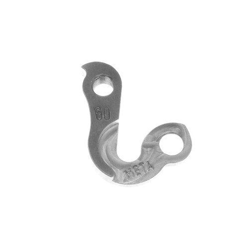 META CNC DERAILLEUR HANGER  - Model 60, Material 6061 T651 Aviation Aluminium, CNC Machined, Silver,  Felt road frames