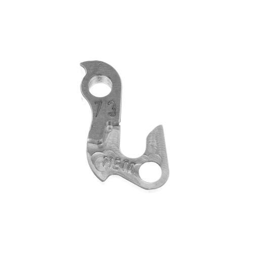 META CNC DERAILLEUR HANGER  - Model 73, Material 6061 T651 Aviation Aluminium, CNC Machined, Silver, TREK