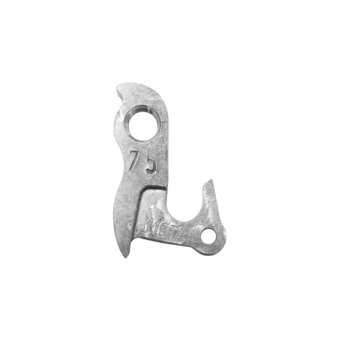 META CNC DERAILLEUR HANGER  - Model 75, Material 6061 T651 Aviation Aluminium, CNC Machined, Silver,  NORCO FLUID 2009-2010