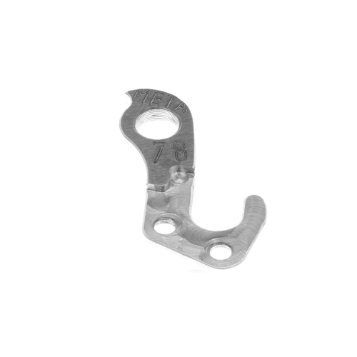 META CNC DERAILLEUR HANGER  - Model 78, Material 6061 T651 Aviation Aluminium, CNC Machined, Silver, TREK