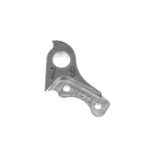 META CNC DERAILLEUR HANGER  - Model 79, Material 6061 T651 Aviation Aluminium, CNC Machined, Silver, NORCO