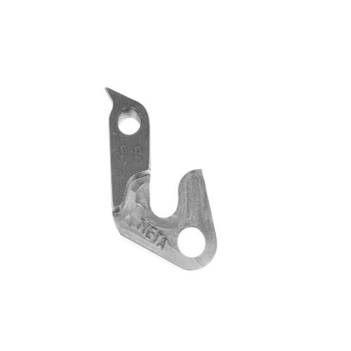 META CNC DERAILLEUR HANGER  - Model 88, Material 6061 T651 Aviation Aluminium, CNC Machined, Silver, CANNONDALE Prophet, Gemini, Scalpel, Jekyll, F8, 