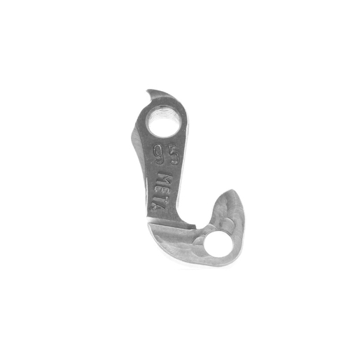 META CNC DERAILLEUR HANGER  - Model 95, Material 6061 T651 Aviation Aluminium, CNC Machined, Silver, TREK