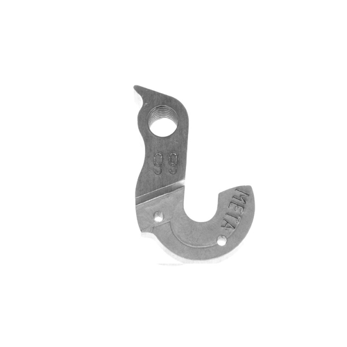 META CNC DERAILLEUR HANGER  - Model 99, Material 6061 T651 Aviation Aluminium, CNC Machined, Silver, CANNONDALE
