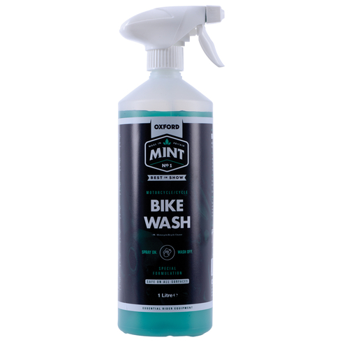 BIKE WASH - Oxford Mint Biodegradeable Bike Cleaner with Mint Scent, 1 ltr , All purpose cleaner specifically formulated to quickly remove dirt and gr