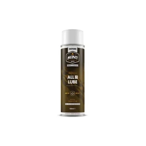 Oxford Mint All Weather Lube Aerosol 500ml, Specially formulated viscous lubricant with corrosion inhibiting additives