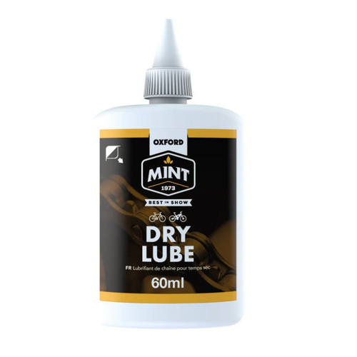 Oxford Mint Dry Lube 60ml, to make your drive train silent and more efficient when riding in dry conditions.