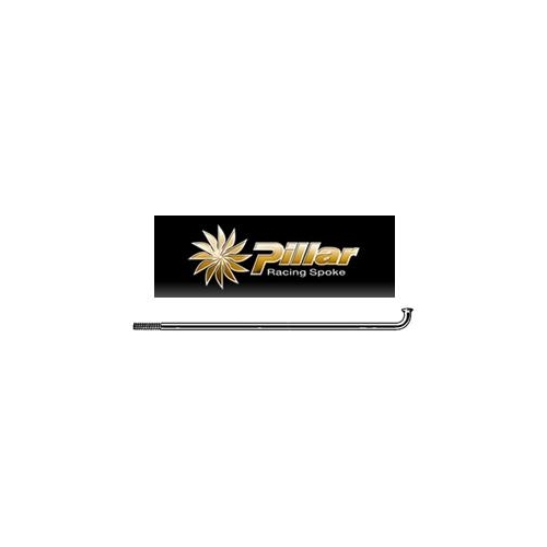 Spoke, Pillar, BLACK, 292mm, 14G, Sandvik T302, Stainless Steel, incls nipple, J-Bend, SOLD INDIVIDUALLY