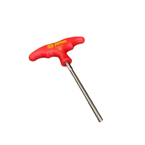 TOOL - Pillar Spoke Hand tool, for 3.2mm SQUARE head nipple (Mod.PHT6032) (Shaft length 95mm)