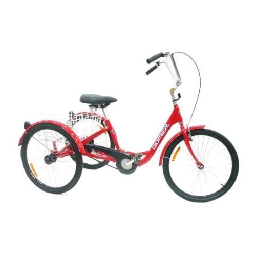 TRIKE  24" Coaster (Footbrake), 2500 Series (Designed in Australia)  Bright RED