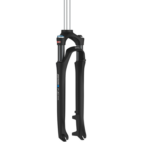 SUSPENSION FORK  700c, Threadless,  NCX-D-COIL RL, 1 1/8. 9mm Drop Outs. DISC and V BRAKE. 63mm Travel,  30mm Stanchions. Magnesium Lowers. CroMo Stee