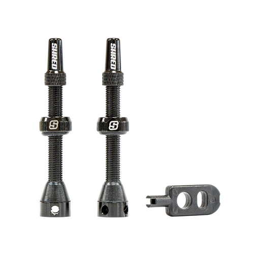 Shred Tubeless Valve Set 50mm - Black