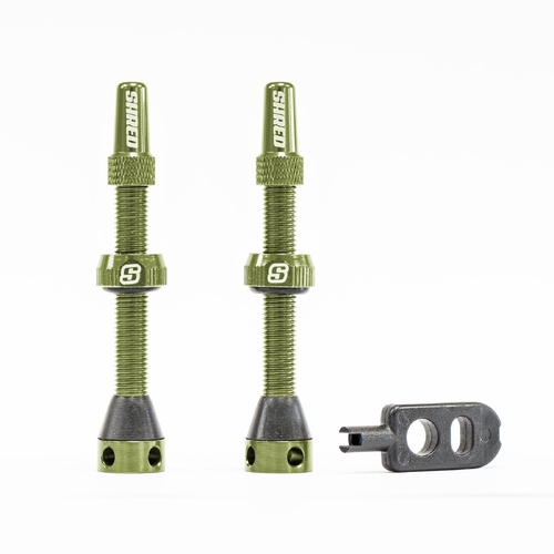 Shred Tubeless Valve Set 50mm - Green