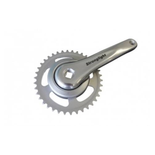 CRANKSET - Earth F8, 170mm Cranks, 38T, 3/32, SILVER 120015