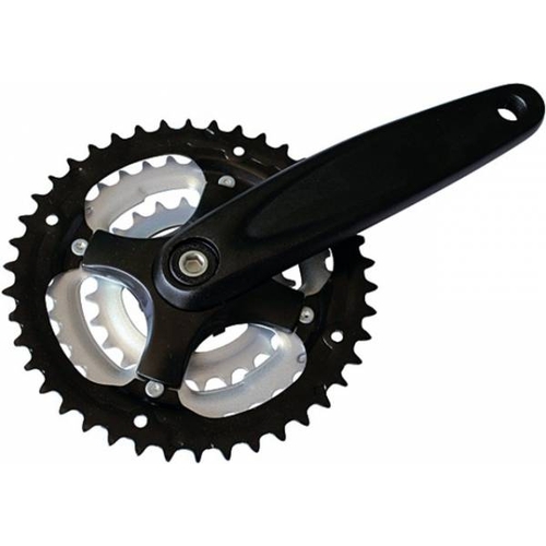 CHAINWHEEL SET - Argos, 170mm, 43 x 34 x 24T, Black with Silver inner and middle chain rings.127950
