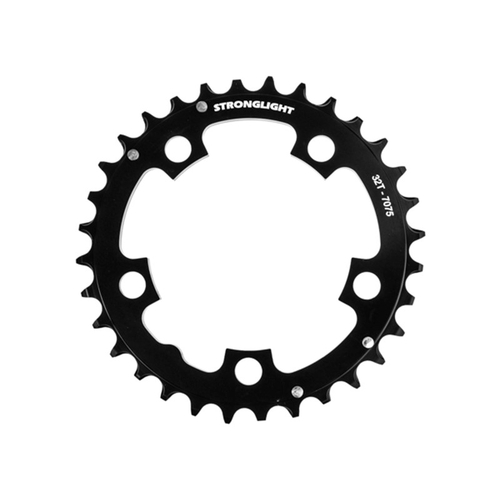 CHAINRING - MTB "STRONGLIGHT", 32T, 7075 CNC Black - 94mm BCD, 5 Hole for 9 Spd