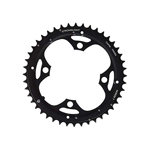 CHAINRING - MTB "STRONGLIGHT", 44T, 5083 Black - 9 Speed. Shimano TYPE XC E & DEORE LX comp- 104mm BCD, 4 Hole