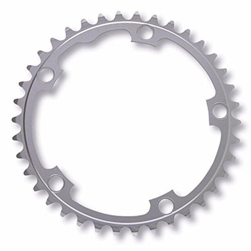 CHAINRING - ROAD "STRONGLIGHT", 38T, 5083 Silver - 110mm BCD, 5 Hole for 9/10 Spd