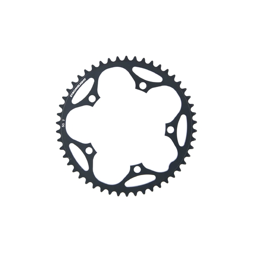 ROAD CHAINRING, STANDARD TYPE S - 5083 BLACK, 9/10 speed, 130 BCD Outer.50T, 5 arms, A Quality Stronglight product, CHAINRING - 267071 (Does NOT have 