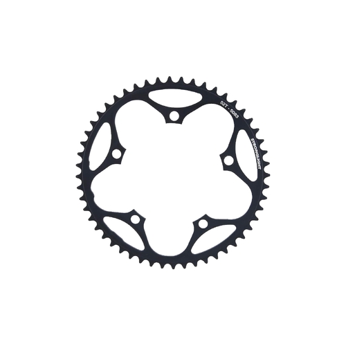 ROAD CHAINRING, STANDARD TYPE S - 5083 BLACK, 9/10 speed, 130 BCD Outer.52T, 5 arms, A Quality Stronglight product, CHAINRING - 267073 (Does NOT have 