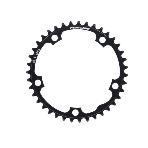 ROAD CHAINRING, STANDARD TYPE S - 5083 BLACK, 9/10 speed, 130 BCD Inner. 39T, 5 arms, A Quality Stronglight product, CHAINRING - 267076