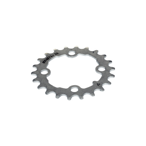 CHAINRING - MTB "STRONGLIGHT", 22T, S/Steel  - 64mm BCD, 4 Hole for 9 Spd