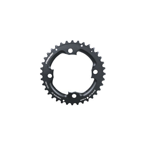 CHAINRING - MTB "STRONGLIGHT", 36T, 7075 CNC Black  Shimano M785 - 104mm BCD, 4 Hole for 10 Spd