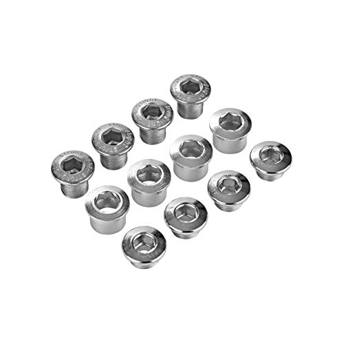 Chainring Bolt Kits, MTB SCREW FOR TRIPLE (4 ARMS)  STEEL & STAINLESS  SILVER