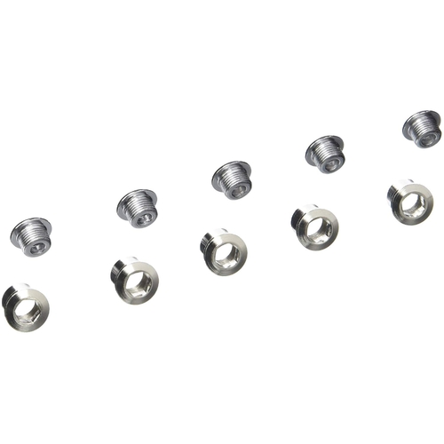 Chainring Bolt Kits, STRONGROAD SCREW FOR DOUBLE (5 ARMS)  STEEL  SILVER