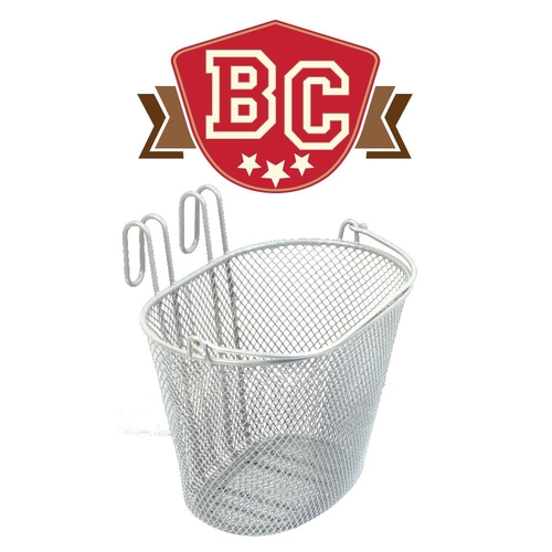 Small Wire Basket With Handle - White