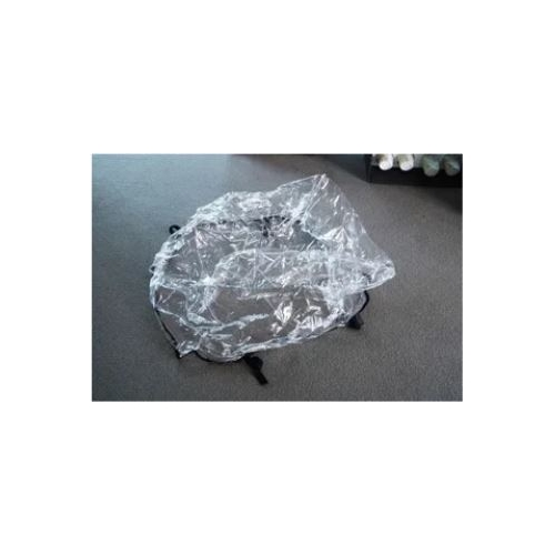 WATER PROOF BICYCLE TRAILER COVER - Clear, 55cm x 74cm x 55cm.  K9